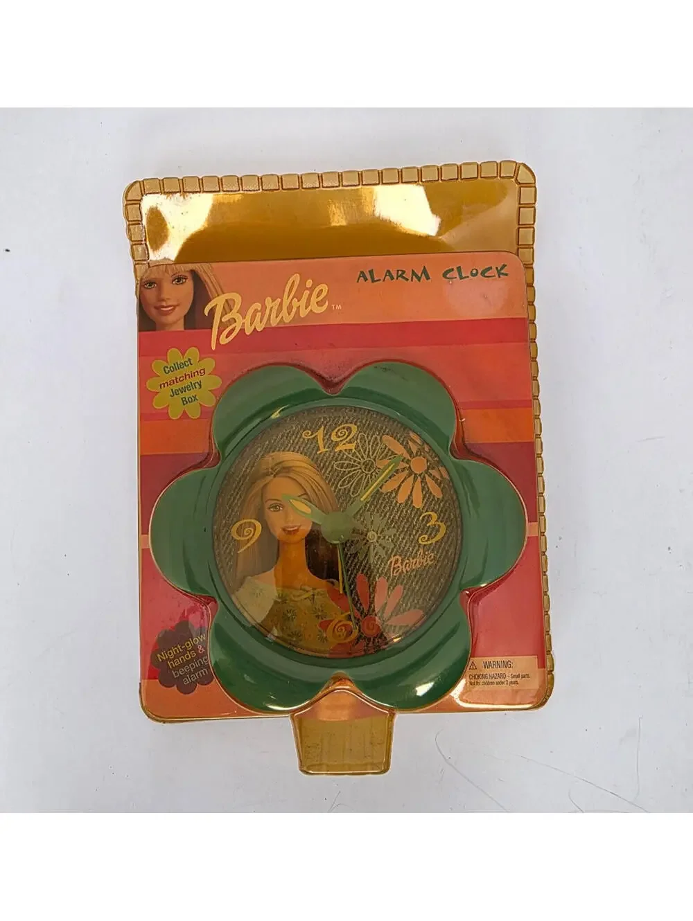 Vintage NEW Collectable Mattel Barbie Analog Alarm Clock 4